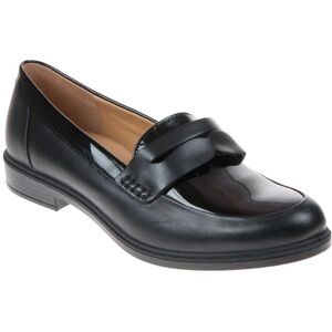 Hotter Dorset Women's Smart Loafer Shoe - Black